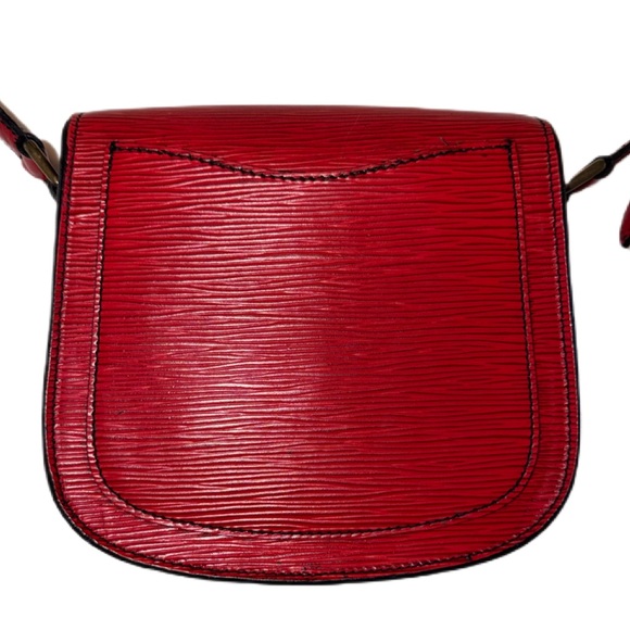 Vintage Louis Vuitton Epi Mini Saint Cloud Castilian Red PM - Picture 8 of 15